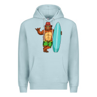 Blue Mist surfing premium Premium Hoodie - linhVisuals