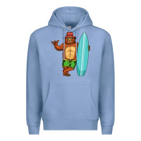Colony Blue surfing premium Premium Hoodie - linhVisuals