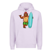 Lilac surfing premium Premium Hoodie - linhVisuals
