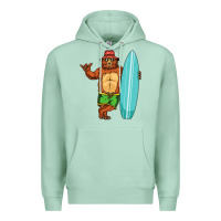 Seafoam surfing premium Premium Hoodie - linhVisuals