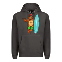 Smoke surfing premium Premium Hoodie - linhVisuals
