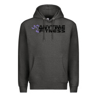 Charcoal Heather anytime fitness leg day Premium Hoodie - linhVisuals