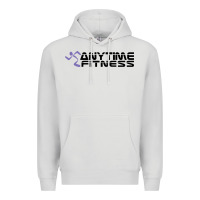 Dove Grey anytime fitness leg day Premium Hoodie - linhVisuals