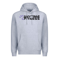 Heather Grey anytime fitness leg day Premium Hoodie - linhVisuals