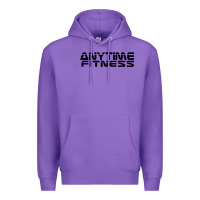 Purple anytime fitness leg day Premium Hoodie - linhVisuals