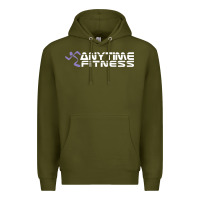 Army Green anytime fitness leg day Premium Hoodie - linhVisuals