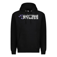 Black anytime fitness leg day Premium Hoodie - linhVisuals
