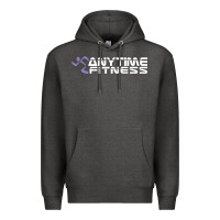 Charcoal Heather anytime fitness leg day Premium Hoodie - linhVisuals