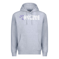 Heather Grey anytime fitness leg day Premium Hoodie - linhVisuals