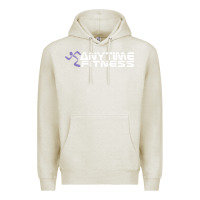 Oatmeal Heather anytime fitness leg day Premium Hoodie - linhVisuals