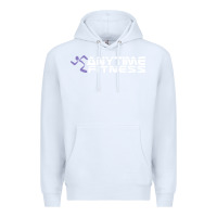 White anytime fitness leg day Premium Hoodie - linhVisuals