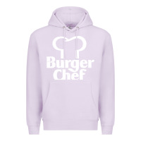 Lilac vintage burger chef classic Premium Hoodie - linhVisuals