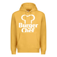 Mustard vintage burger chef classic Premium Hoodie - linhVisuals