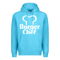 Ocean Blue vintage burger chef classic Premium Hoodie - linhVisuals