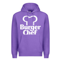 Purple vintage burger chef classic Premium Hoodie - linhVisuals