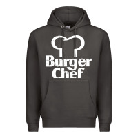 Smoke vintage burger chef classic Premium Hoodie - linhVisuals