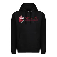 Black Stevens Institute of Technology Premium Hoodie - linhVisuals