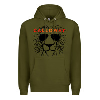 Army Green clay calloway sketch Premium Hoodie - linhVisuals