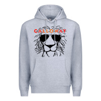 Heather Grey clay calloway sketch Premium Hoodie - linhVisuals