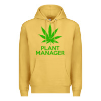 Antique Gold plant manager weed pot cannabis flippin sweet gear transparent copy Premium Hoodie - linhVisuals