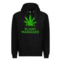 Black plant manager weed pot cannabis flippin sweet gear transparent copy Premium Hoodie - linhVisuals