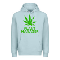 Blue Mist plant manager weed pot cannabis flippin sweet gear transparent copy Premium Hoodie - linhVisuals