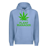 Colony Blue plant manager weed pot cannabis flippin sweet gear transparent copy Premium Hoodie - linhVisuals