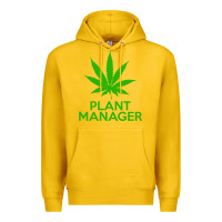 Lemon plant manager weed pot cannabis flippin sweet gear transparent copy Premium Hoodie - linhVisuals
