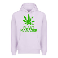 Lilac plant manager weed pot cannabis flippin sweet gear transparent copy Premium Hoodie - linhVisuals