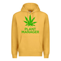 Mustard plant manager weed pot cannabis flippin sweet gear transparent copy Premium Hoodie - linhVisuals