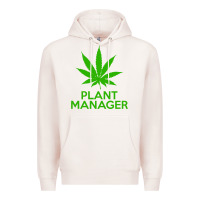 Pale Pink plant manager weed pot cannabis flippin sweet gear transparent copy Premium Hoodie - linhVisuals