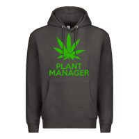 Smoke plant manager weed pot cannabis flippin sweet gear transparent copy Premium Hoodie - linhVisuals