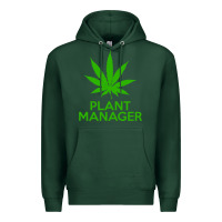 Sports Green plant manager weed pot cannabis flippin sweet gear transparent copy Premium Hoodie - linhVisuals