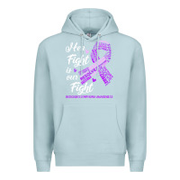Blue Mist hodgkins lymphoma awareness t  shirt hodgkin's lymphoma awareness her Premium Hoodie - linhVisuals
