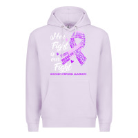 Lilac hodgkins lymphoma awareness t  shirt hodgkin's lymphoma awareness her Premium Hoodie - linhVisuals