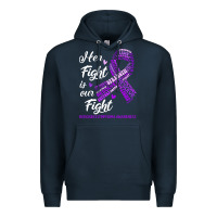 Navy hodgkins lymphoma awareness t  shirt hodgkin's lymphoma awareness her Premium Hoodie - linhVisuals