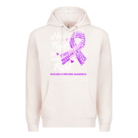 Pale Pink hodgkins lymphoma awareness t  shirt hodgkin's lymphoma awareness her Premium Hoodie - linhVisuals
