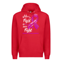 Red hodgkins lymphoma awareness t  shirt hodgkin's lymphoma awareness her Premium Hoodie - linhVisuals