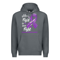 Rock hodgkins lymphoma awareness t  shirt hodgkin's lymphoma awareness her Premium Hoodie - linhVisuals