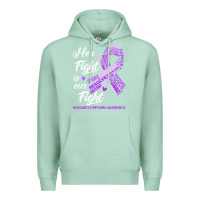 Seafoam hodgkins lymphoma awareness t  shirt hodgkin's lymphoma awareness her Premium Hoodie - linhVisuals