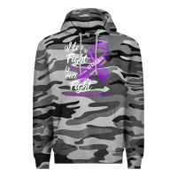 Slate Camo hodgkins lymphoma awareness t  shirt hodgkin's lymphoma awareness her Premium Hoodie - linhVisuals