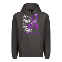 Smoke hodgkins lymphoma awareness t  shirt hodgkin's lymphoma awareness her Premium Hoodie - linhVisuals