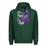 Sports Green hodgkins lymphoma awareness t  shirt hodgkin's lymphoma awareness her Premium Hoodie - linhVisuals