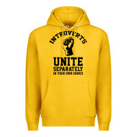 Lemon introverts unite Premium Hoodie - linhVisuals