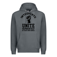 Rock introverts unite Premium Hoodie - linhVisuals