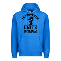 True Royal introverts unite Premium Hoodie - linhVisuals