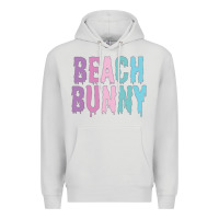 Dove Grey beach bunny Premium Hoodie - linhVisuals
