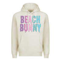 Oatmeal Heather beach bunny Premium Hoodie - linhVisuals