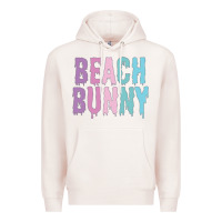Pale Pink beach bunny Premium Hoodie - linhVisuals