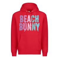 Red beach bunny Premium Hoodie - linhVisuals